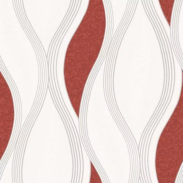Direct Wallpapers Red Abstract Geometric Textured Vinyl and Paper Wallpaper