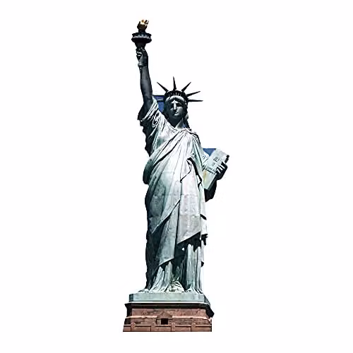 Star Cutouts Statue of Liberty Star Cutouts in Grey – 1