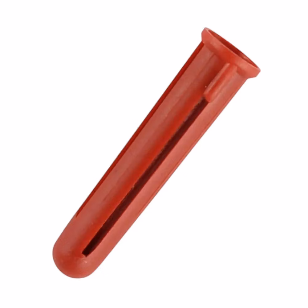 Securfix Red Nylon Universal Masonry Wall Plugs, Pack of 1000 – 2