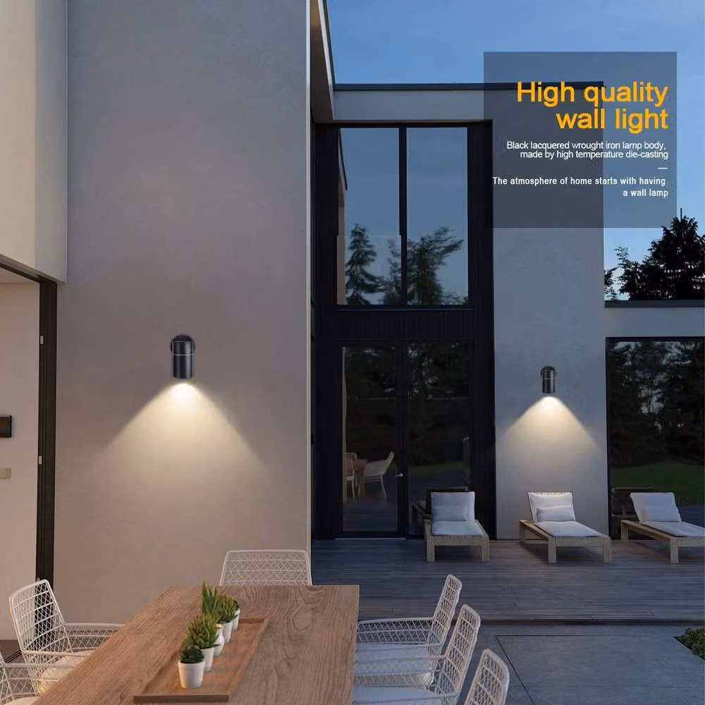 Kelvenix Black Ordinary Outdoor Wall Light with PIR Motion Sensor and GU10 Socket – 4