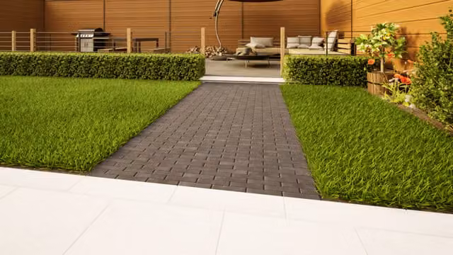 PBSL Group Lugano Clay Paving, Anthracite, W/D/H: 204 x 60 x 50 mm