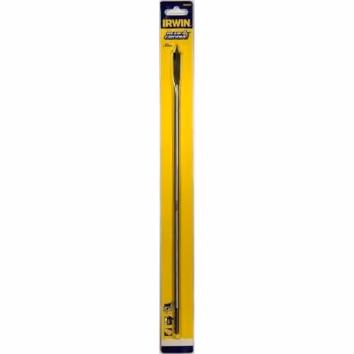 Irwin Blue-Groove Long Flat Screwdriver Bit, Blue and Silver, 10 x 400 mm