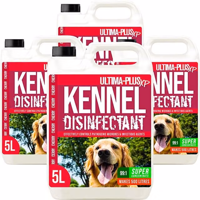ULTIMA-PLUS XP Kennel Kleen Disinfectant Cleaner Sanitiser and Deodoriser, Cherry, 15 l – 1