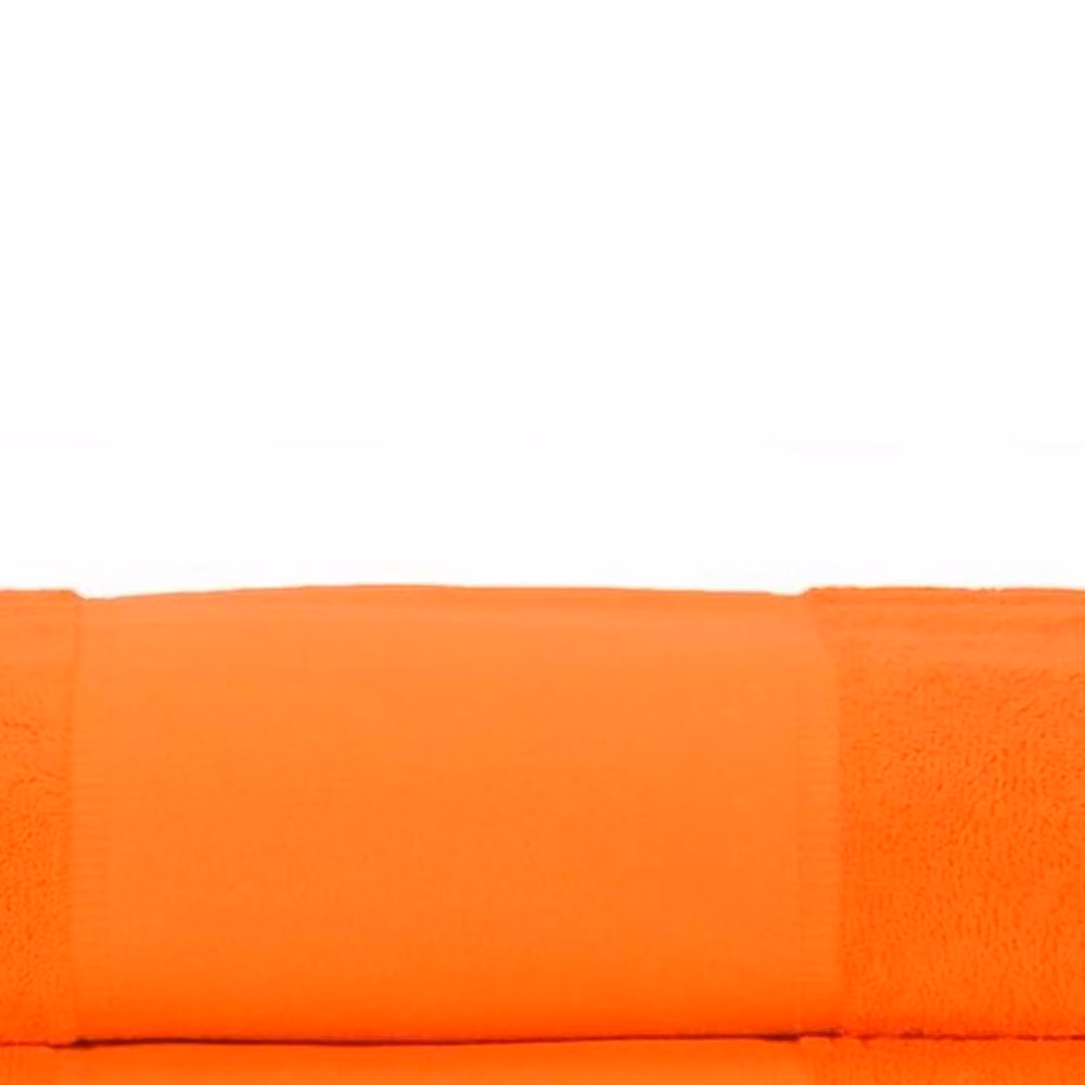 A&R Towels Personalised Embroidered Cotton Terry Hand Towel in Orange – 2