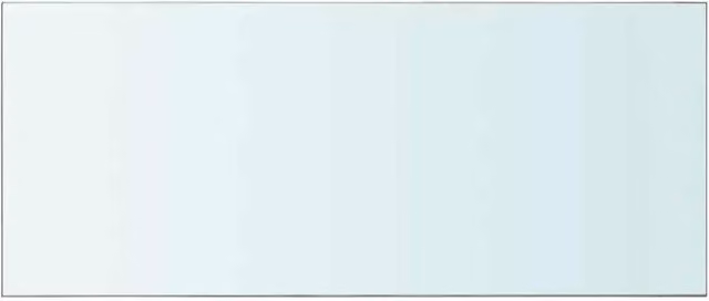 Berkfield Home 2-Piece Clear Glass Shelves, W: 70 cm, D: 30 cm