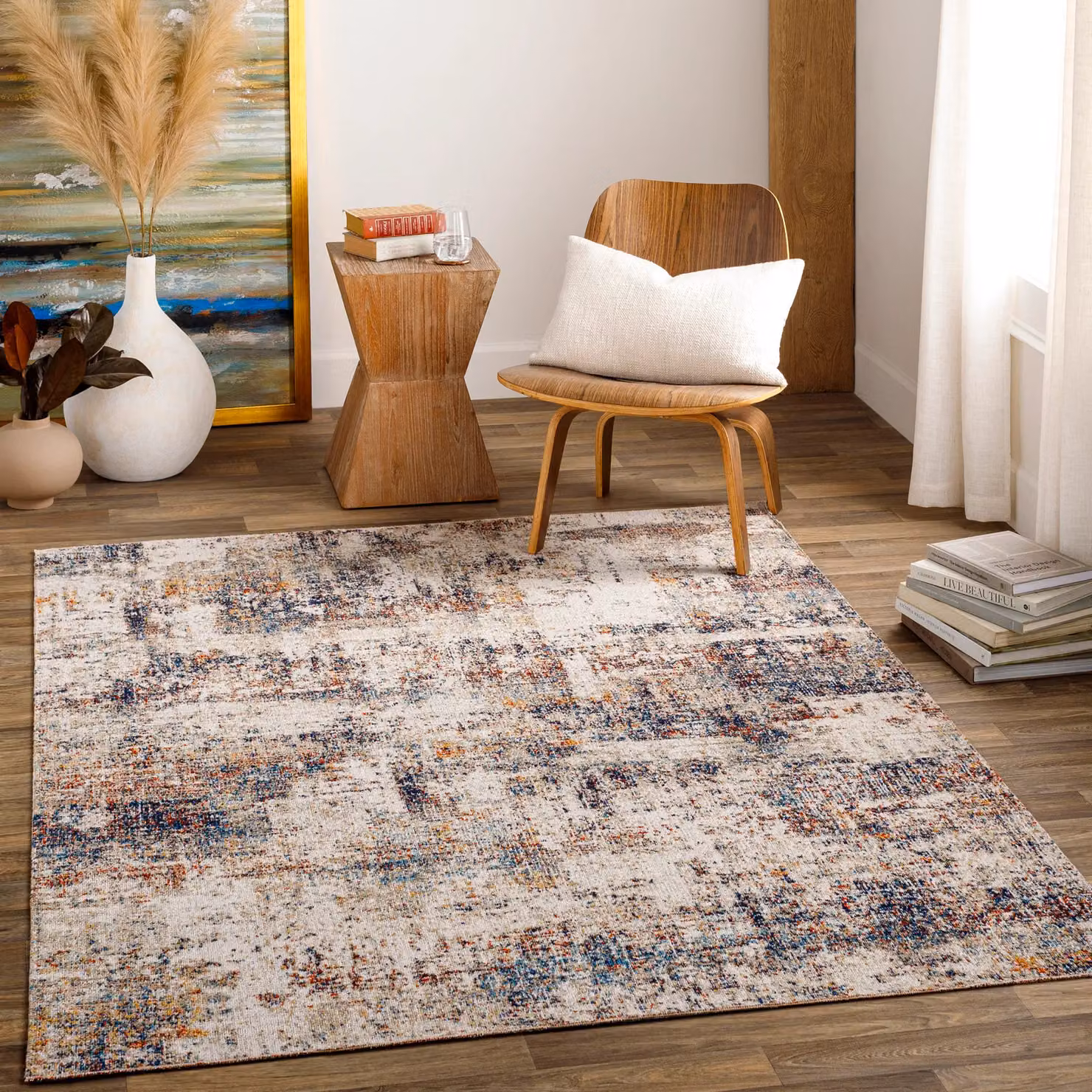Livabliss Huntington Beach Modern In- & Outdoor Rug, Multicolour Blue Red Cream, W: 200 cm, L: 275 cm – 4