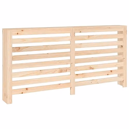vidaXL Solid Pine Wood Radiator Cover in Brown with Additional Shelf Space, W/D/H: 169 x 19 x 84 cm