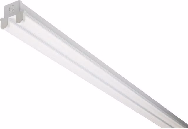 Netlighting Twin Emergency LED Batten, 1525mm, 4000K Cool White, 50W, IP20, White