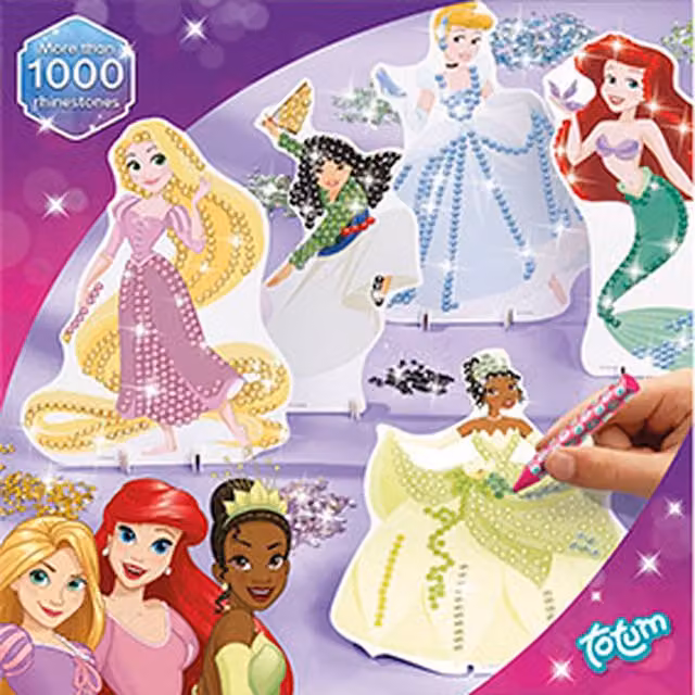 Totum Disney Princess Diamond Painting Set in Pink and Multicolour – 1
