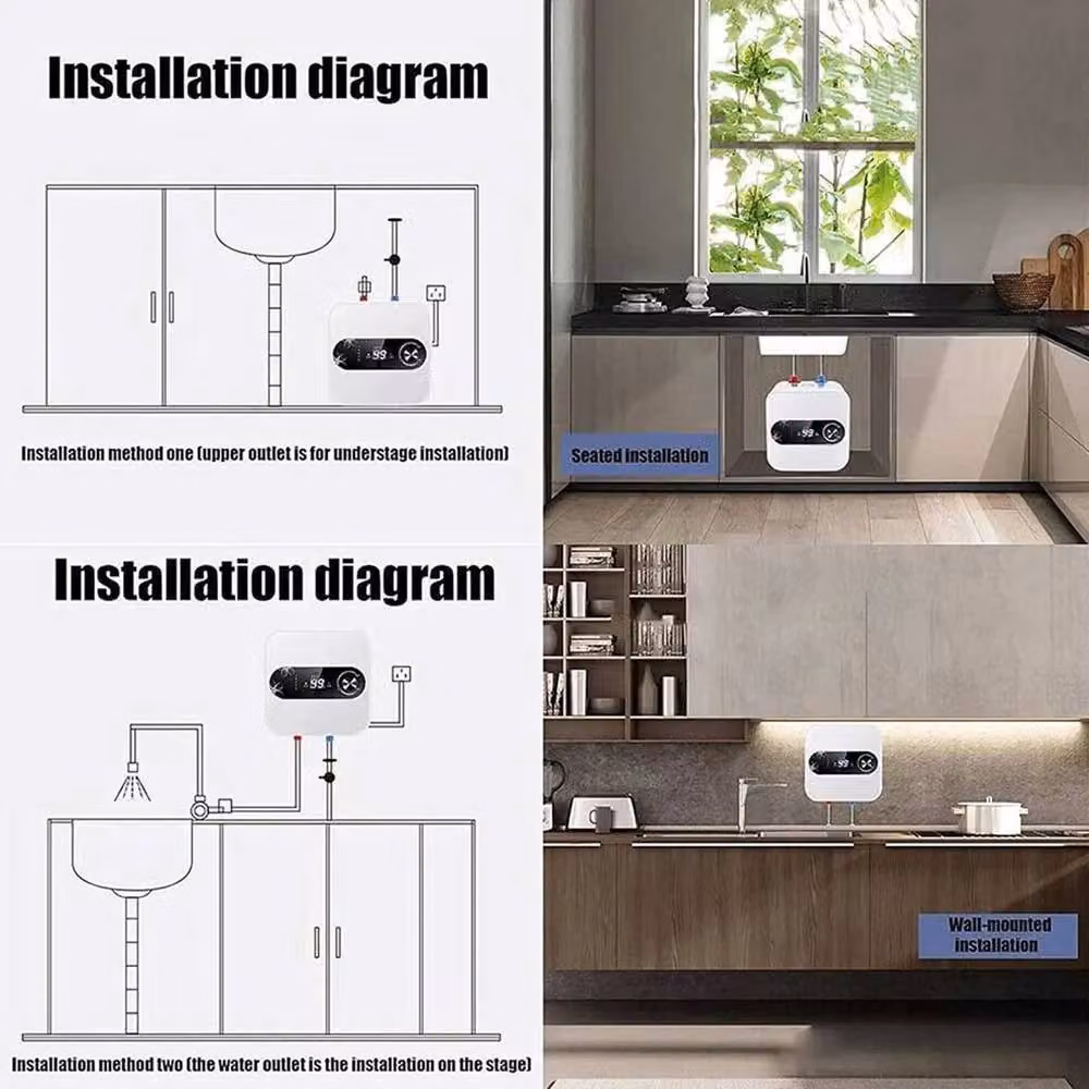 SPETLEK 8L Electric Hot Water Storage Tank in White – 3