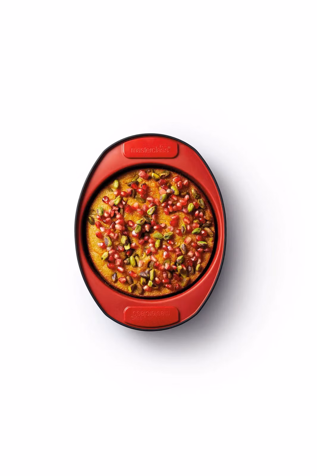 MasterClass Smart Silicone Round Cake Tin, Diameter: 20.5 cm, Red/Black/Grey – 6