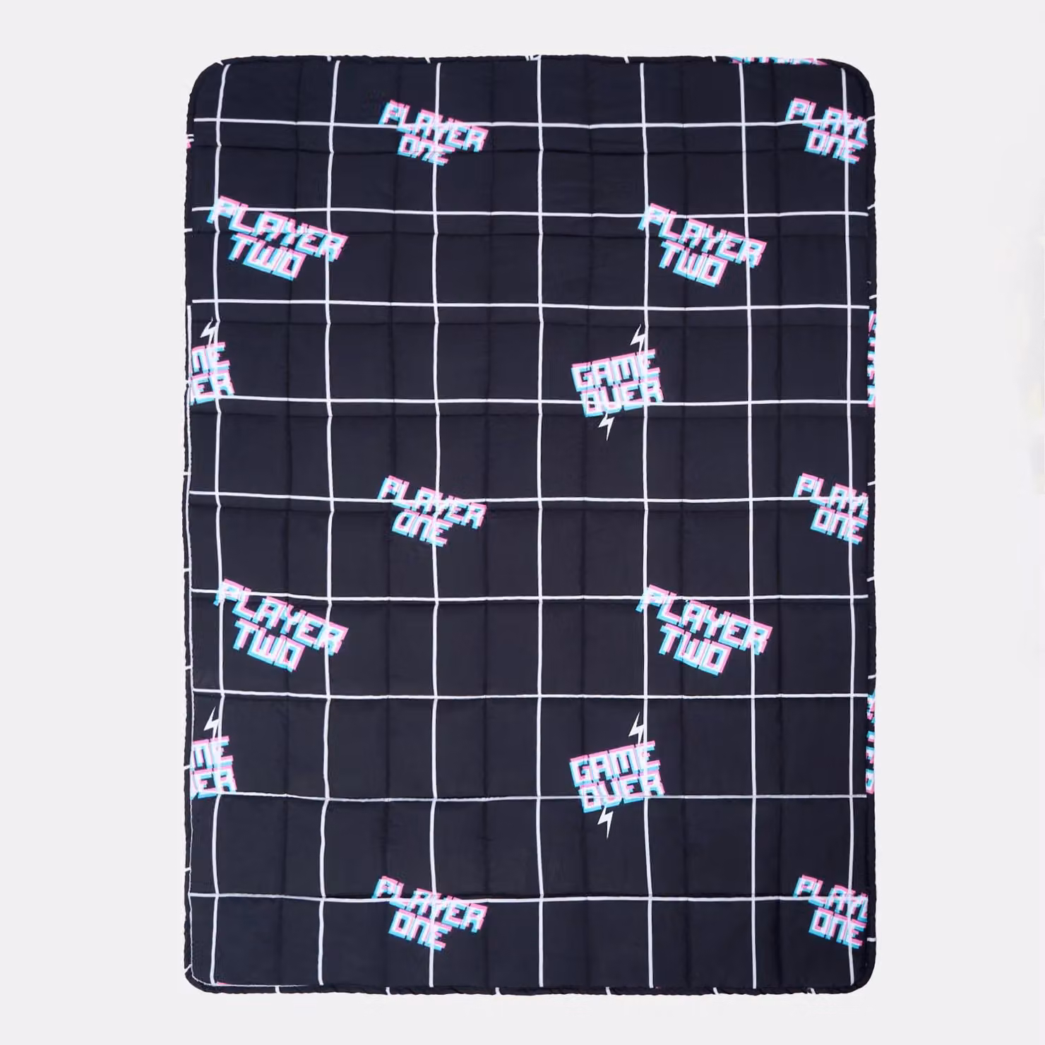 OHS Kids Gaming Weighted Blanket, Black, 3kg – 4