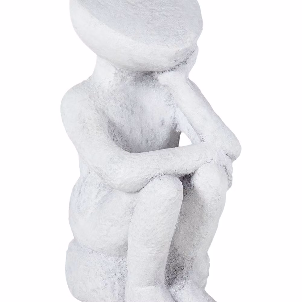 Wyld and Coco Grey Clay Figurine for Indoor and Outdoor Use – 2