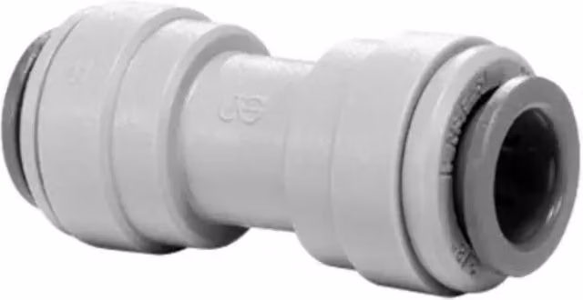 John Guest 1/4" Union Connector PI0408S, Grey (Pack of 10)