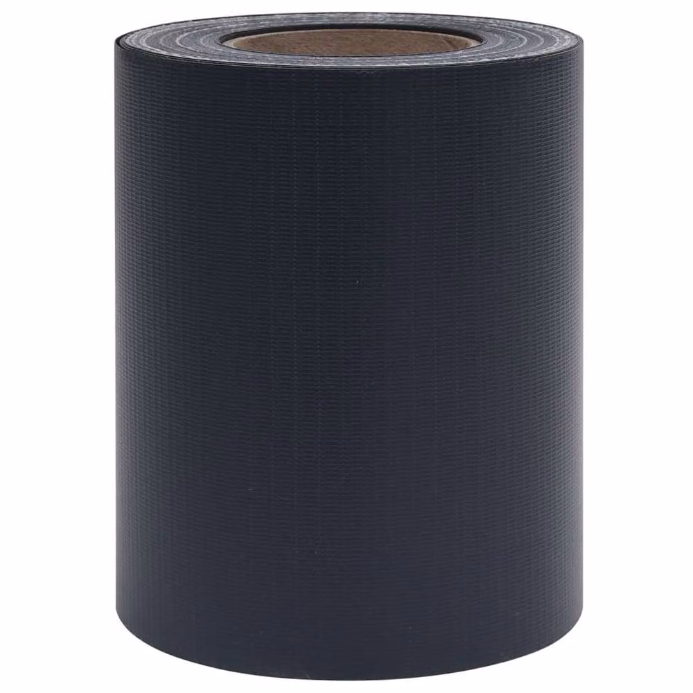 Berkfield Home Garden Privacy Screen Strips, 4 Piece PVC Set in Matte Dark Grey, 35 x 0.19 m – 3