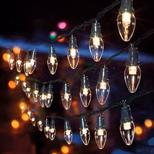 Premier 120 Warm White LED Christmas Drop Lights – 2