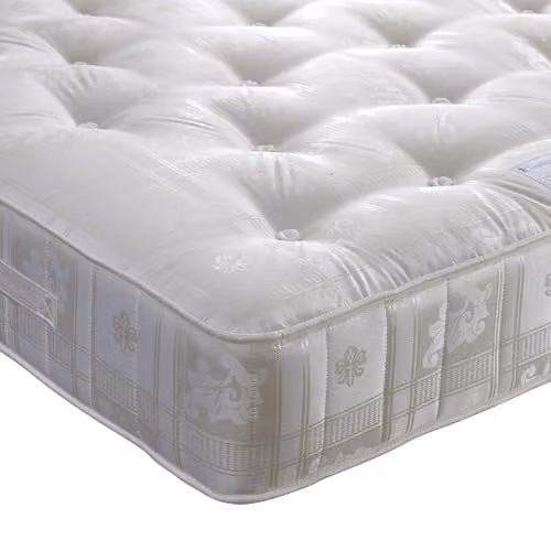 Bedmaster Majestic 1000 Pocket Sprung Mattress, White, W: 200 cm x D: 200 cm