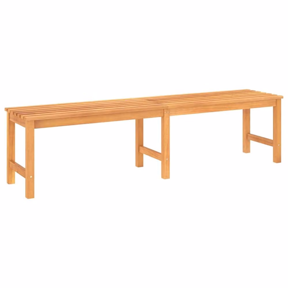 Berkfield Home Garden Bench in Brown Solid Teak Wood, Width: 180 cm – 2