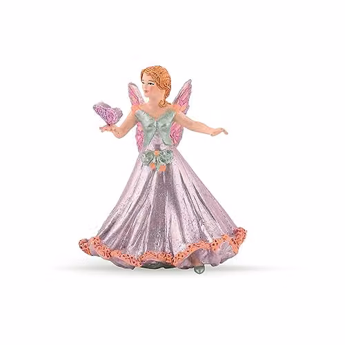 Papo Enchanted World Collection Butterfly Elf Figure in Pink and Multicolour