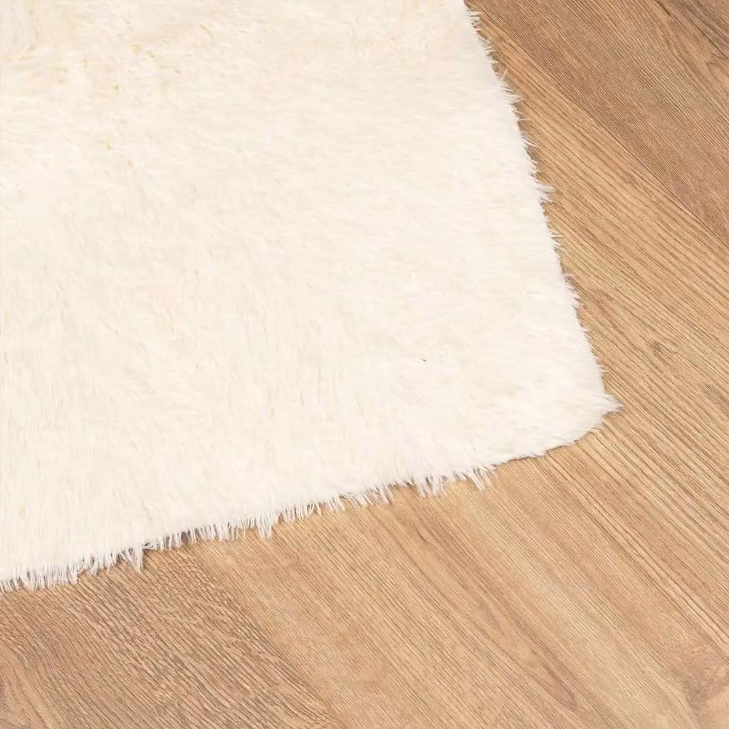 Berkfield Home NAVARRA Shaggy High Pile Rug, Beige, W: 80 cm, L: 150 cm – 2