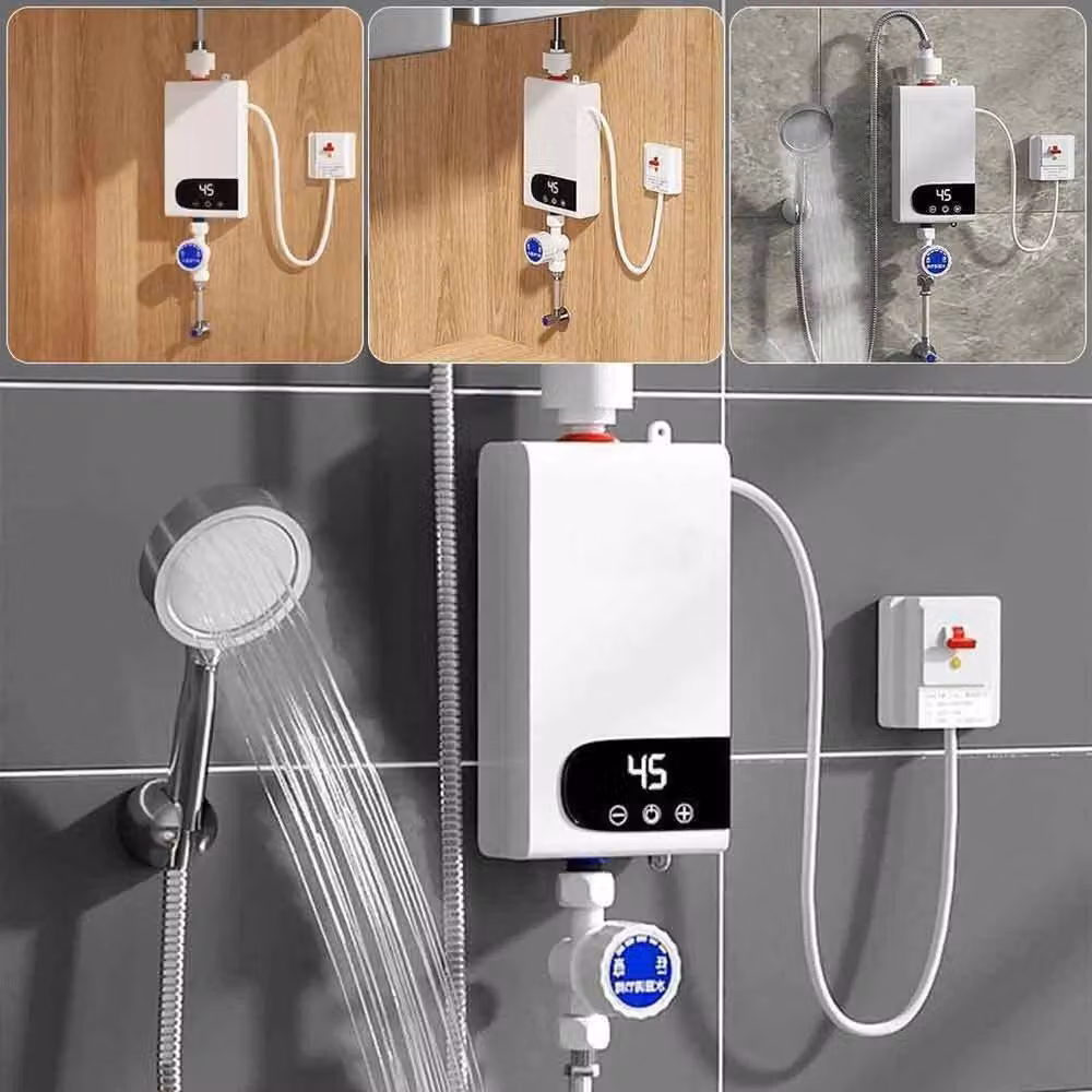 PAWNORA Electric Tankless Instant Hot Water Heater in White – 2