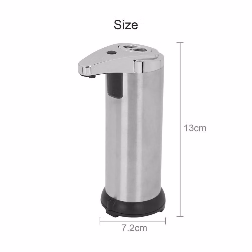 EONLION Automatic IR Sensor Shampoo and Soap Dispenser in Silver – 2