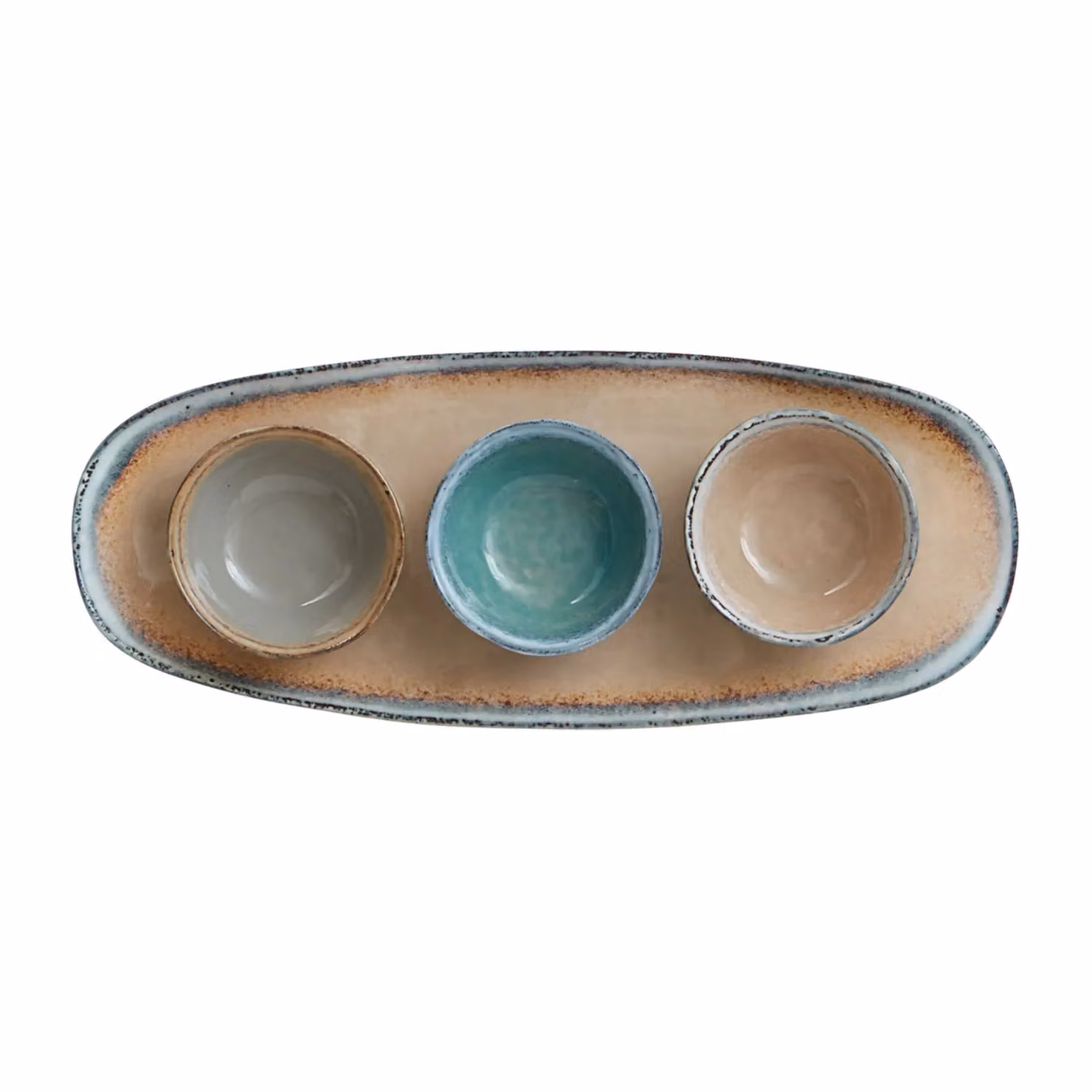Vinga Nomimono Stoneware Serving Bowl Set in Beige – 2