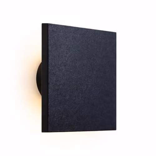 CGC Lighting Modern Black Square LED Outdoor Wall Light, IP65 Up and Down Accent Lighting, 4000k Cool White, W/D/H: 16.5 x 16.5 x 23.0 cm