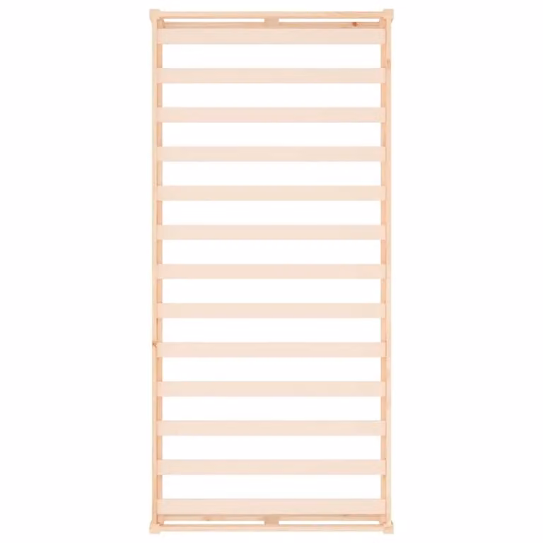Berkfield Home Modern Solid Pine Wood Bed Frame, Brown, W/D/H: 90 x 200 cm