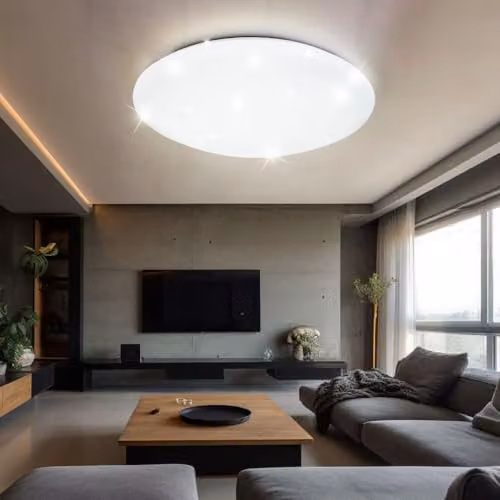 Netlighting Atreju I RGB LED Ceiling Light in White, Dimmable with Remote Control – 2