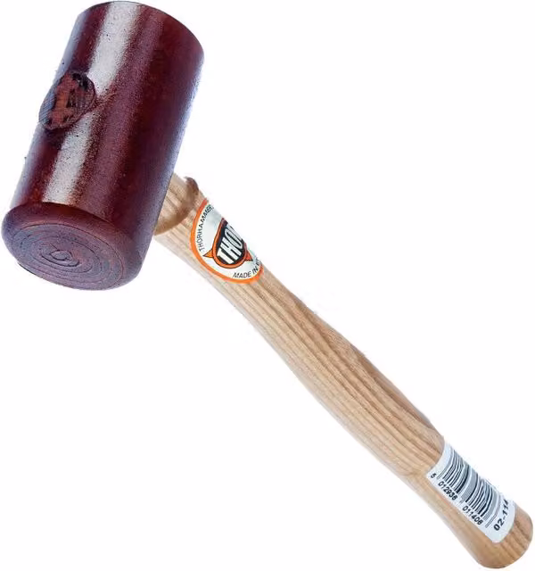 Thor Hide Hammer in Red with Wood Handle