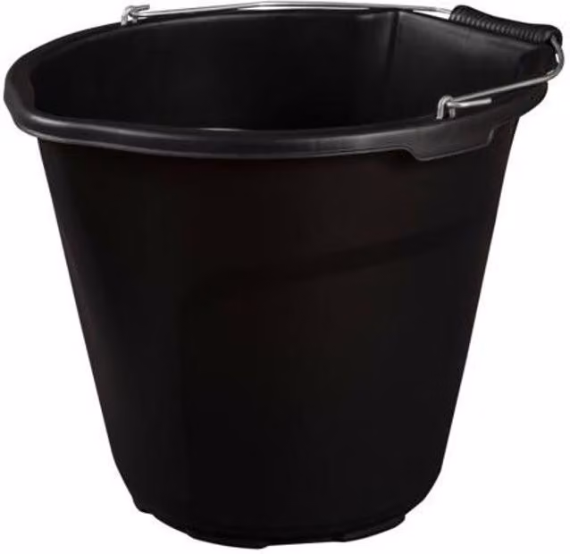 Strata Pour & Scoop Heavy Duty Bucket in Black