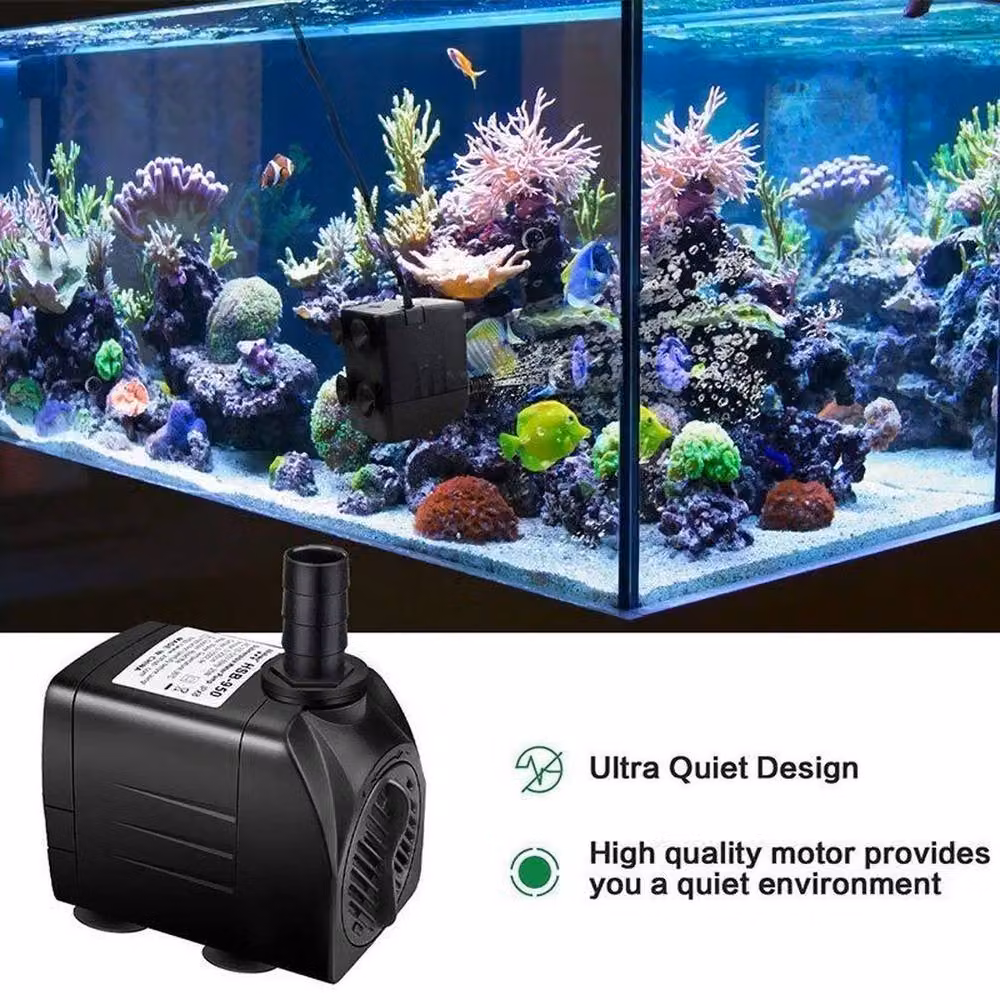 FLAVORA 800L/H LED Fountain Water Pump in Black – 6