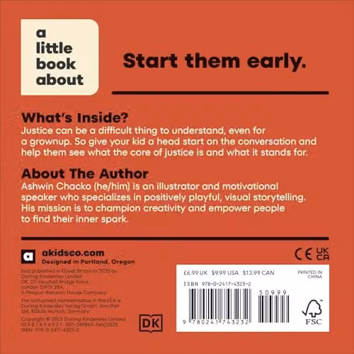 DK A Little Book About Justice Multicolour Paper and Cardboard Book – 2