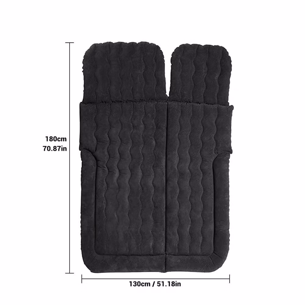 Nordara Black Inflatable SUV Car Air Bed with Pump and 2 Pillows – 2