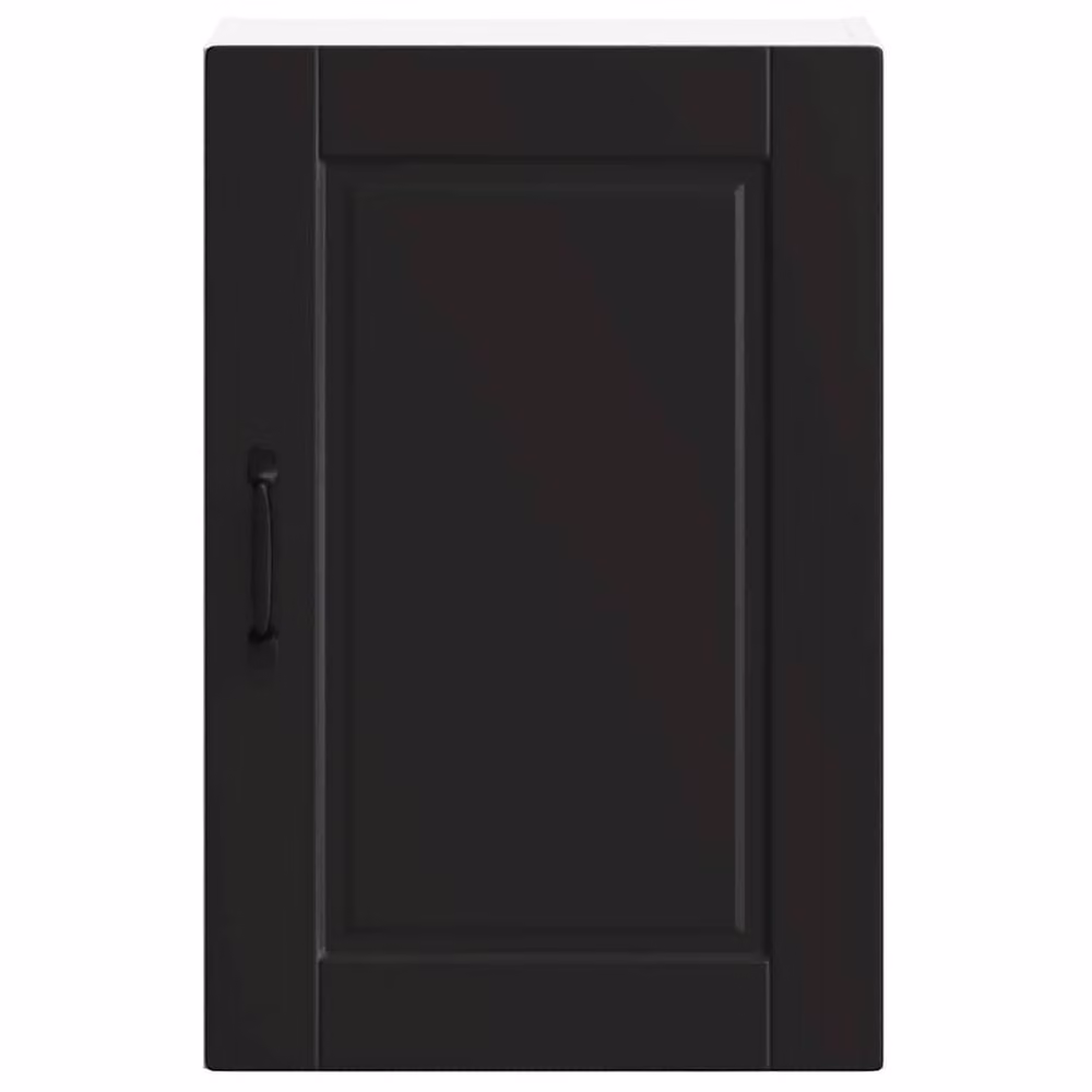 Berkfield Home Porto Black Matt Engineered Wood Kitchen Wall Cabinet – 3