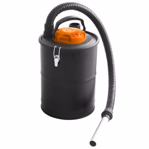 Lazy Tools Dirty-Sucker Ash Vacuum Cleaner, 1000W, 18L Capacity, Black with HEPA Filter and Metal Construction