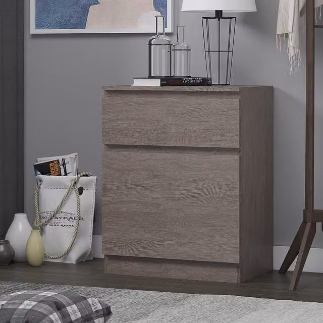 FWStyle Modern Compact Matt Brown Sideboard
