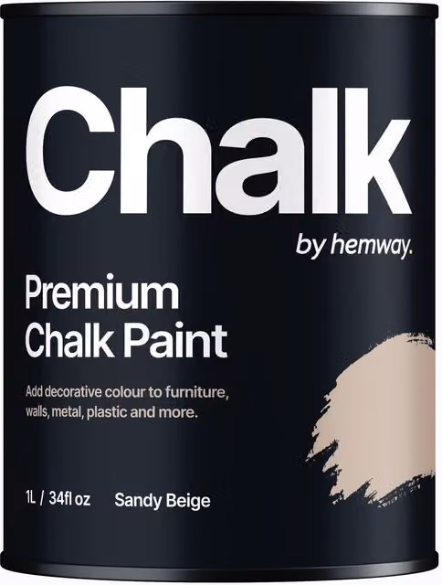 Hemway Chalk Paint Flat Matt in Sandy Beige, 1L