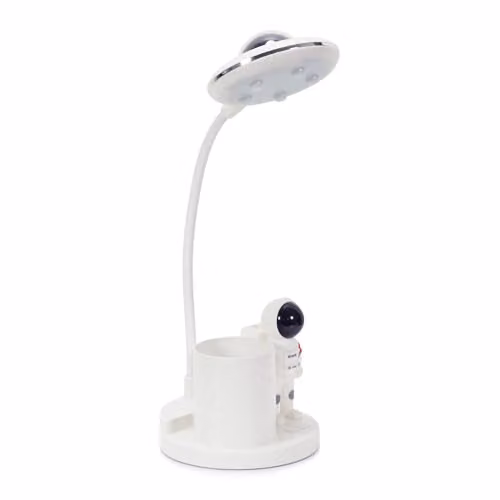 ValueLights Tom Spaceman Adjustable Projector Astronaut Night Light in White and Multicolour – 1