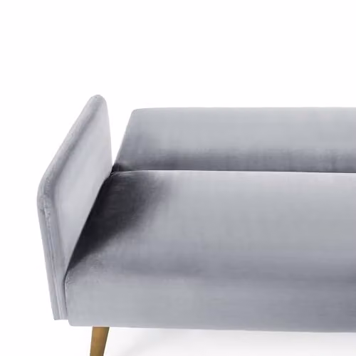 Julian Bowen Andi 3 Seater Fabric Sofa Bed in Grey, H78 x W190 x D84 cm – 2
