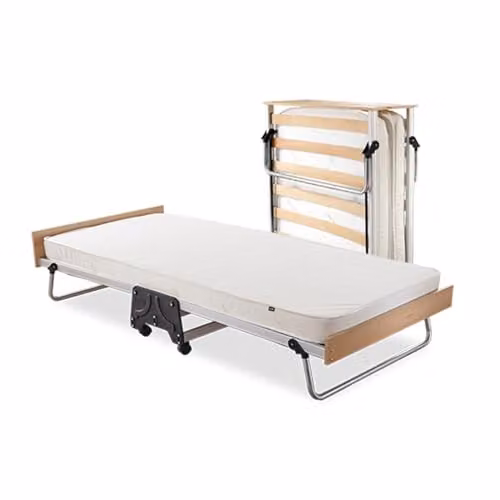 JAY-BE J-Bed Single Folding Bed with Performance Mattress in Black, W/D/H: 90 x 200 x 38 cm – 1
