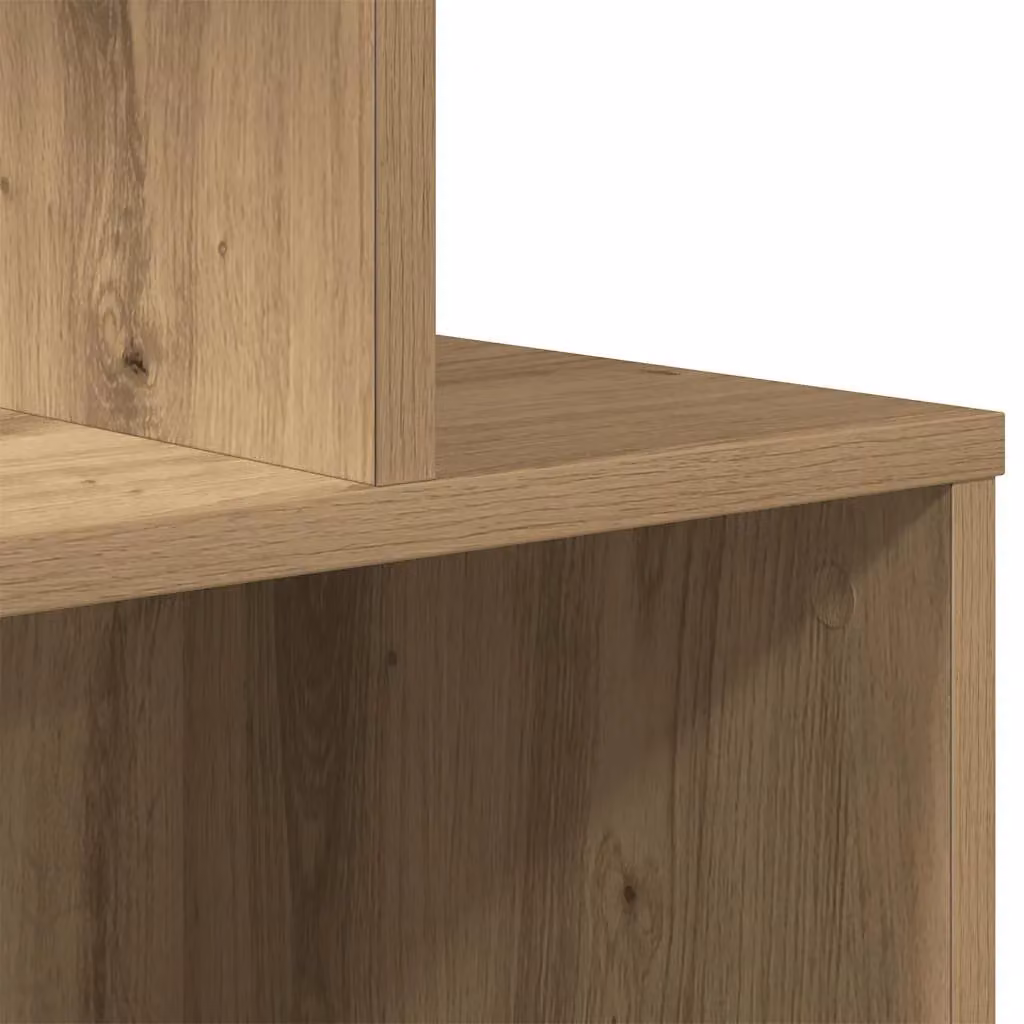 Berkfield Home Artisan Oak Bedside Cabinet in Brown, W/D/H: 35 x 35 x 55 cm – 4