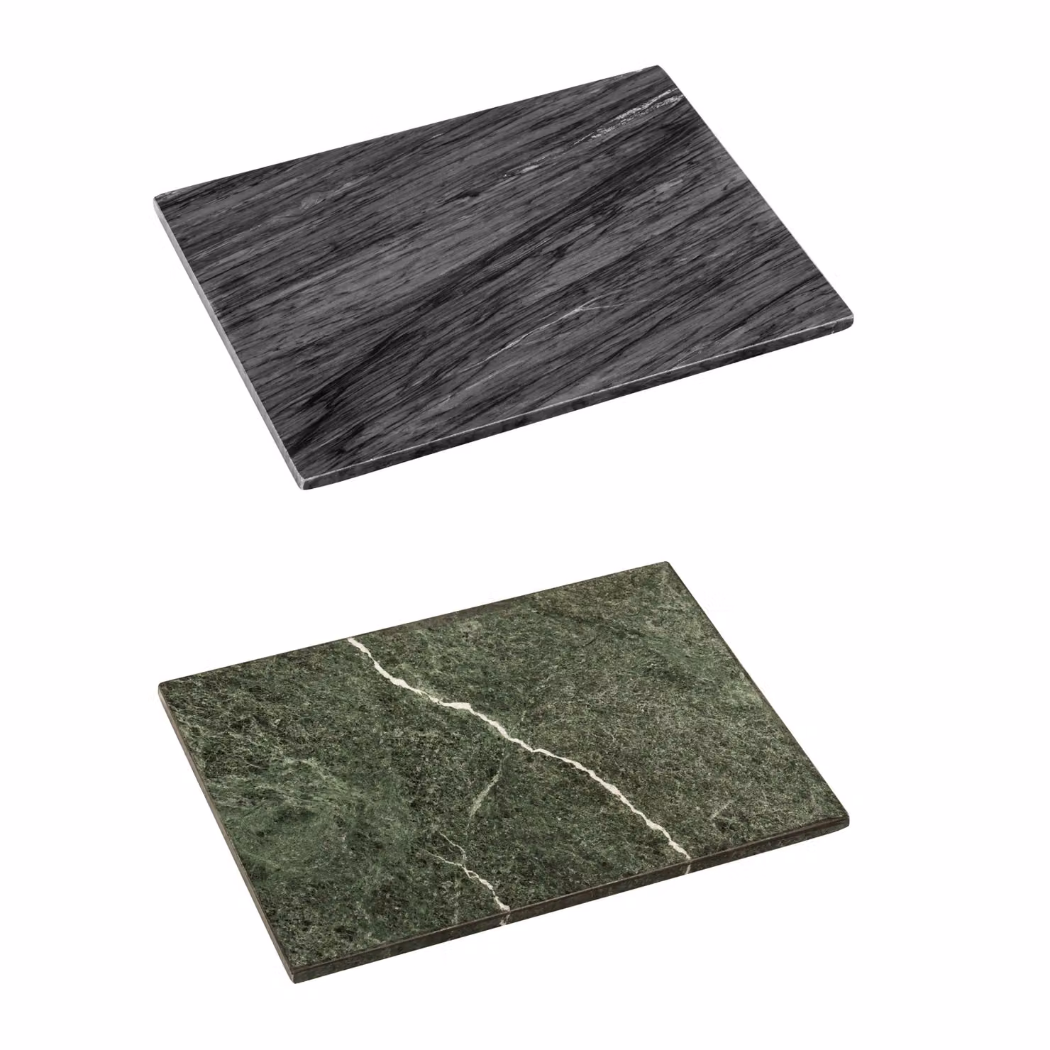 Orsina Black Marble Large Rectangular Chopping and Serving Board, W: 41 cm, D: 31 cm, H: 2 cm – 4