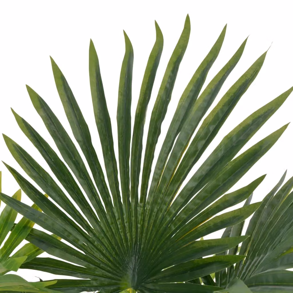 Berkfield Home Artificial Potted Palm Plant in Green, Height: 70 cm – 2
