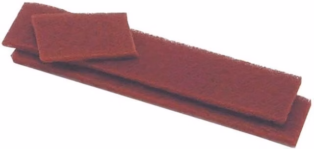 Monument 3025r Clean and Polish Pads, Pack of 6, Red, 50 x 250 mm