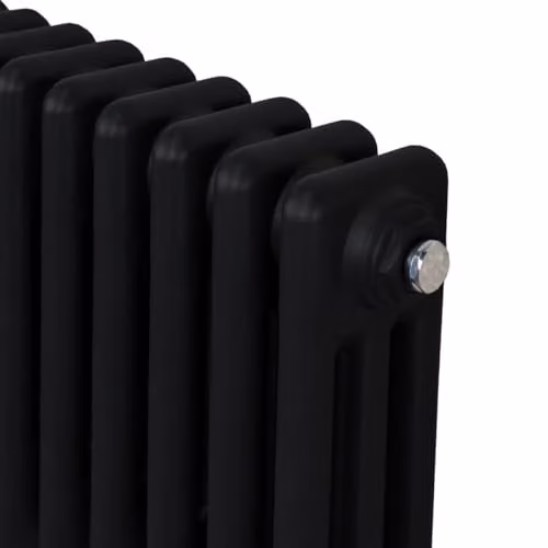 Monster Shop Traditional 3 Column Radiator in Matt Black, H 146 cm x W 60 cm x D 10 cm – 7