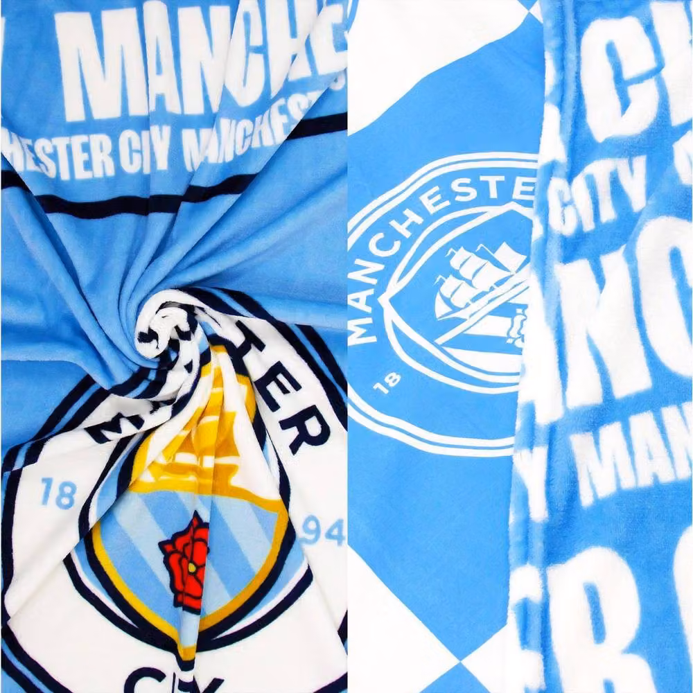Manchester City FC Cityzens Blue Fleece Baby Blanket – 2