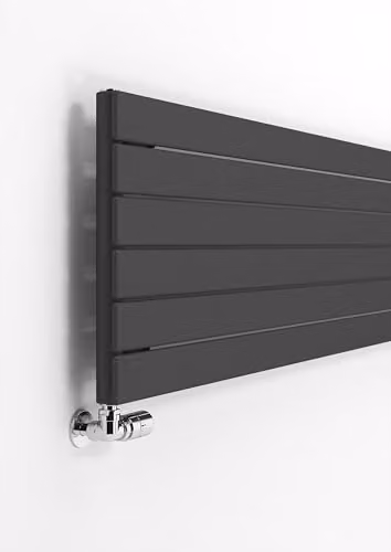 Terma Steel Wall Mounted Radiator in Anthracite Grey, H 180 cm x W 44 cm – 6