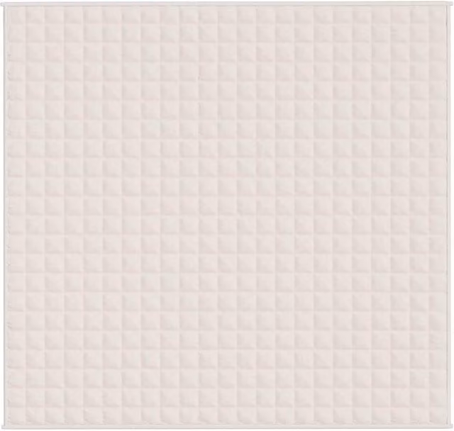 Berkfield Home Soft Weighted Blanket in Light Cream, W/D/H: 220 x 235 cm, 11 kg